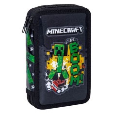Penar Dublu Minecraft Survive Echipat Negru 13x20x4 cm