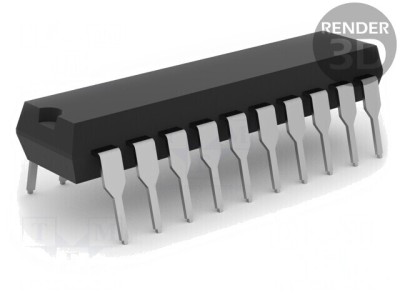 Controler PMIC rezonanță DIP20 UC3879N foto