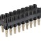 Bloc Multipriză Banană 2mm 20 Prize Neagră 70VDC 10A