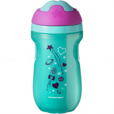 Tommee Tippee Sippee Cup cană termoizolantă 12m+ Pink 260 ml