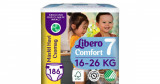 Libero Comfort m&aacute;sf&eacute;l havi Nadr&aacute;gpelenka csomag 16-26kg XL 7 (186db)
