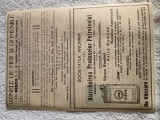 afis original reclama antebelica societati Regalitate Romania .Anii 1930 .Dimensiuni aproximativ format A4