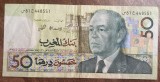 B11 6 - Bancnota foarte veche - Maroc - 50 dirhams - 1987