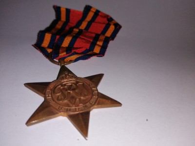bnk md Marea Britanie - medalia Burma Star - WWII foto