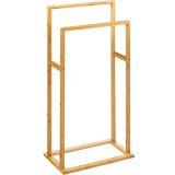 Suport prosoape 5Five Bamboo, 2 brate, bambus, 42x24x82 cm, maro Household NewTrend