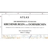 Karte Siebenb&uuml;rgens mit siebenb&uuml;rgisch-s&auml;chsischen Kirchenburgen und Dorfkirchen