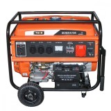 Generator curent 7.2kW 7200W 220-380V 12V motor benzina pornire electrica si manuala (40TH202)
