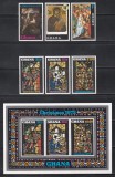 Ghana 1972 - Crăciun, Serie + Colita, MNH