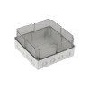 Doza de ramificatie aplicata ABS 290x290x140mm IP67 IK06 transparenta inalta, METE