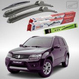 Cumpara ieftin Ștergătoare Suzuki Grand Vitara II JT 5 Uși 2012-2015 | Set Față și Spate Flat &ndash; TeamCar&reg;