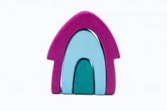 Set handmade Marc toys, Casuta din povesti Mov