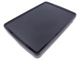 Carcasă universală neagră din ABS - 198mm x 285mm x 46mm