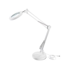 EXTOL LIGHT lampa LED cu lupa, de masa, Alb, 7 W COB, 2400 Lm, marire 5?; fixare reglabila mecanic, cablu de incarcare USB foto