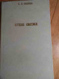 Studii Critice - C. Dobrogeanu Gherea ,528820, 1966