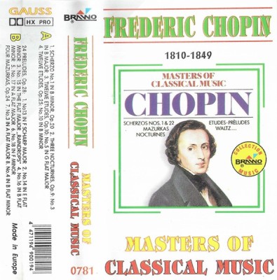Casetă audio Frederic Chopin* &amp;ndash; Masters Of Classical Music foto