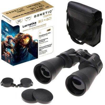 Binoclu pentru camping si drumetii Genetic, 30 x 60, BAK4, HD, geanta transport foto