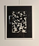 Bogdan Tănase Marinescu - Abstracție caligrafică, tus/hartie, 2024