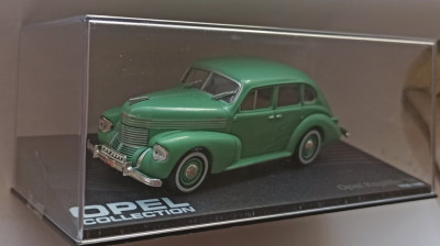 Macheta Opel Kapitan &amp;#039;38 1938-1939 verde - IXO/Altaya 1/43 foto