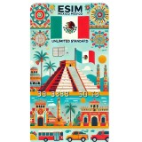 eSIM Mexico, Unlimited Standard, 30 Days