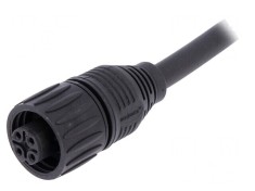 Conector circular 4 PIN mamă cabluri ECOMATE foto