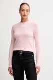 Lacoste pulover de l&acirc;nă culoarea roz, light, AF4160