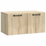 vidaXL Oglindă TV montată pe perete Stejar Sonoma 59,5 x 31 x 30 cm 899047