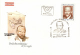 DOCTOR ROBERT BARANY 1876-1936 AUSTRIA FDC 1976