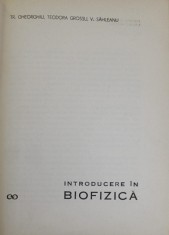 INTRODUCERE IN BIOFIZICA , 1967 foto