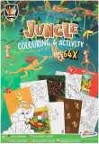 Carte de colorat cu activitati - Jungla PlayLearn Toys, Grafix