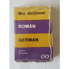 Mic dictionar Roman - German