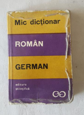Mic dictionar Roman - German foto
