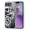 Husa pentru iphone 16e, atasare magnetica, magsafe, pattern skin 50, clear
