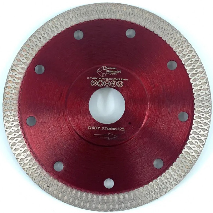 Disc DiamantatExpert pt. Portelan dur &amp; Gresie ft. dura 125x22.2 (mm) Premium - DXDY.XTURBO.125
