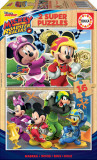 Puzzle 2 in 1 16 16 piese Mickey and The Roadster Races, Educa