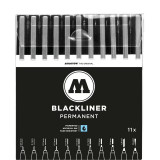 Cumpara ieftin Set liner Molotow BLACKLINER Complete Set 9 buc/set