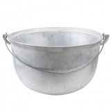 Ceaun tuci aluminiu alimentar 20L fund rotund Zilan EXT 8055
