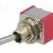 Intrerupator basculant, 2 pozitii, mod comutare ON-(ON), DPDT, IC SWITCHES - IC2501T1B1M1QE