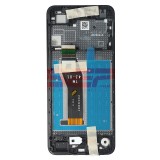 Display LCD Touchscreen cu Rama Original Motorola Moto E13 Negru Service Pack
