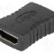 Cablu {{Tip cablu de conectare}}, din ambele par&amp;#355;i, HDMI soclu, {{Lungime cablu}}, {{Culoare izola&amp;#355;ie}}, VCOM - CA313-PB