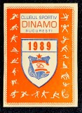 Calendar de buzunar Clubul Sportiv Dinamo Bucuresti 1989