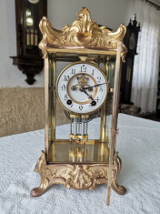 Pendula, ceas de semineu, made U.S.A, an 1900, cu garantie, returnabil foto