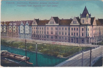CP Timisoara Jozsefvaros Bega si Cafe Anker ND(1918) foto