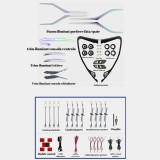 Cumpara ieftin Lumini ambientale dedicate BMW Seria 3 G20 G28 2019-2023, RGB Acrilice 38 in 1 Dinamice cu efect symphony, Control din Aplicatie Bluetooth