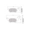 MBS Placute frana sinter RMS, echivalent MCB879, Cod Produs: 225103653RM