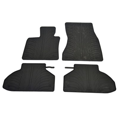 Set covorase auto din cauciuc BMW X6 (F16) 2014-10.2019, Negru, Gledring, 4 buc. foto