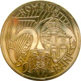 Romania, 50 bani 2011 XF-aUNC * cod 23, Alama