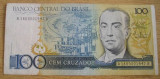 M1 - Bancnota foarte veche - Brazilia - 100 cruzados