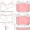 Set placute frana,frana disc SUBARU IMPREZA Hatchback (GR, GH, G3) (2007 - 2016) TRW GDB3350
