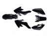 Set Carene Cross Pit Bike 125cc Negru - 7 Piese
