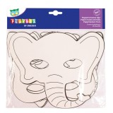 Set 16 masti de colorat, forme cu diverse animale, carton FSC, PLAYBOX